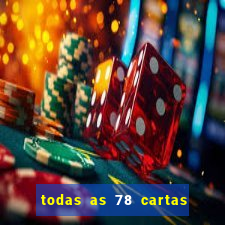 todas as 78 cartas do tarot